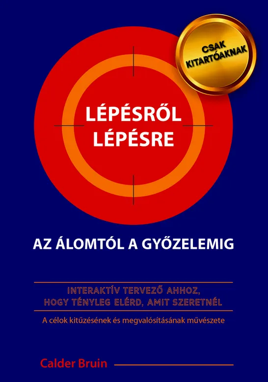 Nézd meg most Lépésről lépésre az álomtól a győzelemig - Interaktív tervező ahhoz, hogy tényleg elérd, amit szeretnél
