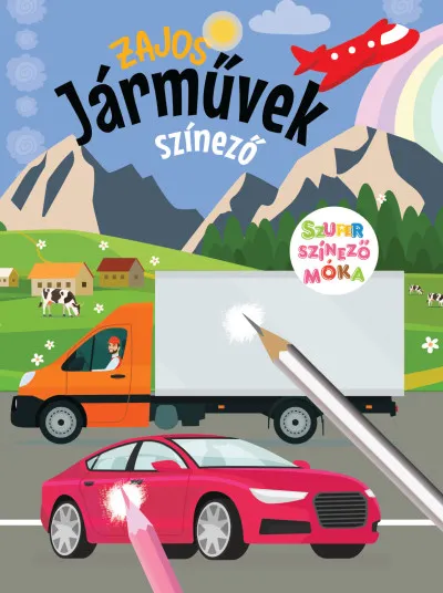 Zajos járművek színező - Szuper színező móka Vásárlói kedvenc