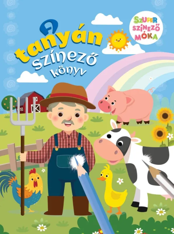 A tanyán - színező könyv Olcsó
