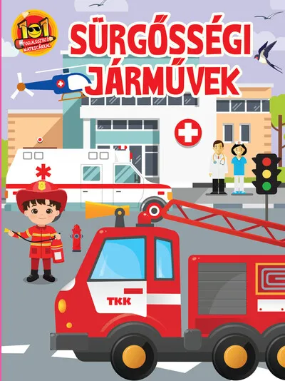 Árcsökkenés Sürgősségi járművek - Foglalkoztató matricákkal