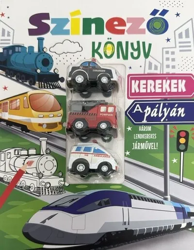Különleges ajánlat Színező könyv - Kerekek a pályán
