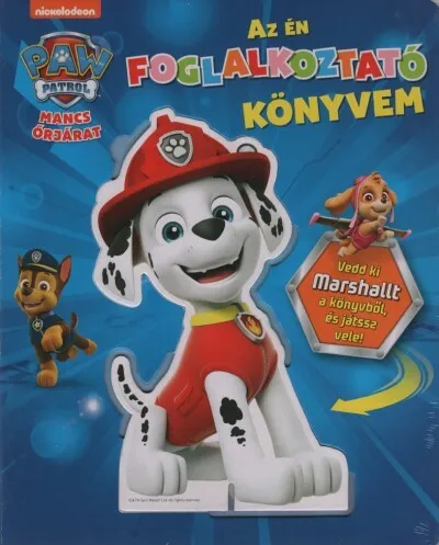 Exkluzív ajánlat Mancs Őrjárat: Az én foglalkoztató könyvem - Vedd ki a Marshalt a könyvből, és játssz vele!
