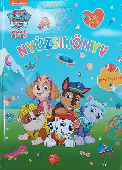 Kiárusítás Mancs Őrjárat: Nyüzsikönyv - Rejtvényekkel 3 éves kortól