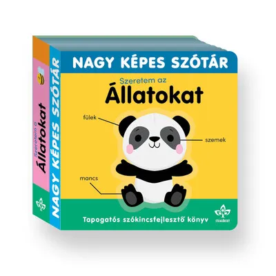Alacsony ár Szeretem az állatokat! - Tapogatós szókincsfejlesztő könyv - Nagy képes szótár