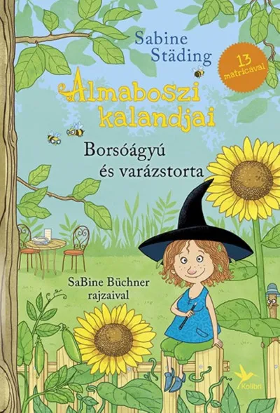 Borsóágyú és varázstorta - Almaboszi kalandjai 3. - 13 matricával Legjobb ár