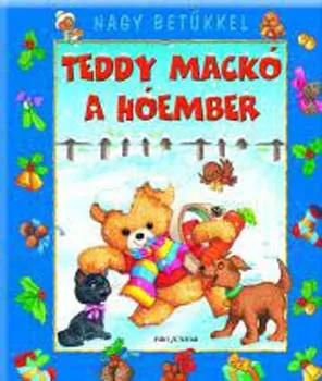 Szezonális akció Teddy mackó a hóember