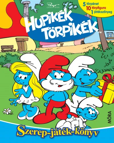 Akciós ár Hupikék Törpikék - Szerep - játék - könyv - 5 törpénet, 10 törpfigura, 1 játékszőnyeg