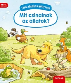 Szezonális akció Első ablakos könyvem - Mit csinálnak az állatok?