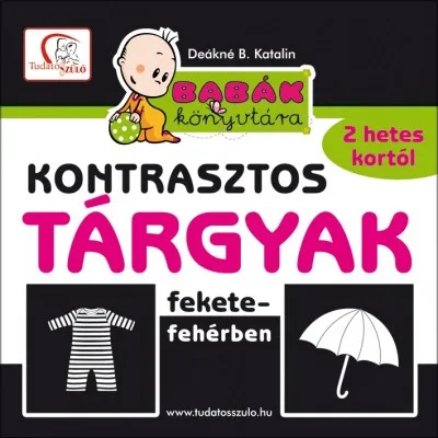 Alacsony ár Kontrasztos tárgyak fekete-fehérben - Babák könyvtára