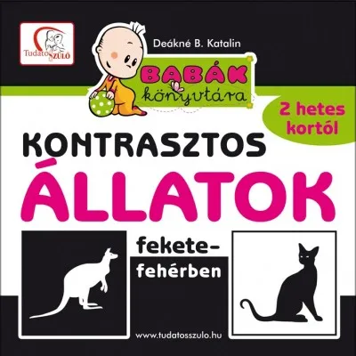 Exkluzív ajánlat Kontrasztos állatok fekete-fehérben - Babák könyvtára