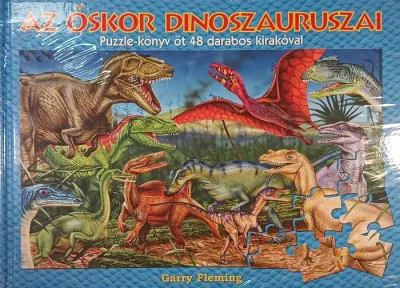 Az őskor dinoszauruszai - Puzzle-könyv öt 48 darabos kirakóval Nézd meg most