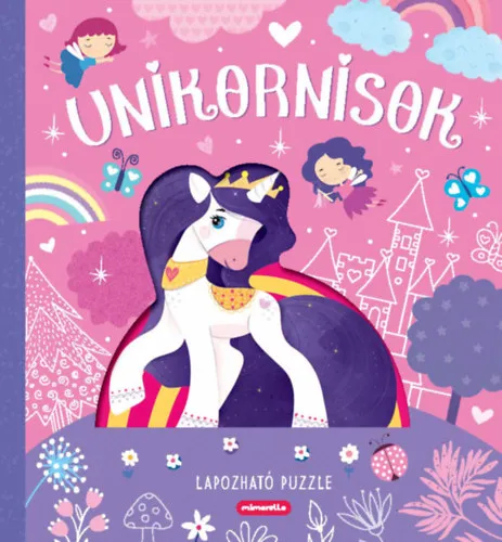 Szezonális akció Unikornisok - Lapozható puzzle