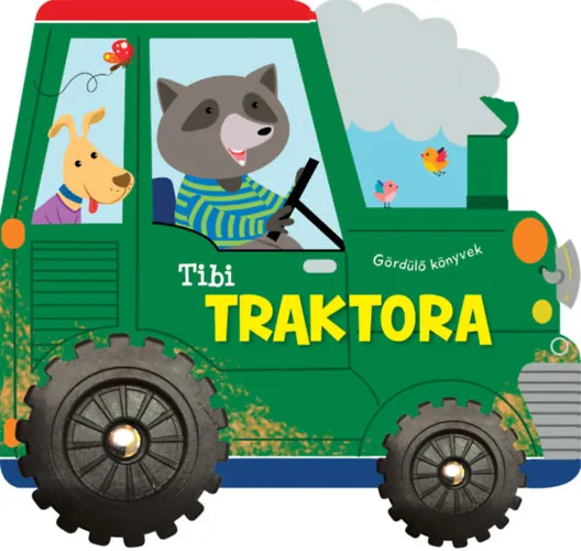 Azonnali szállítás Gördülő könyvek - Tibi traktora