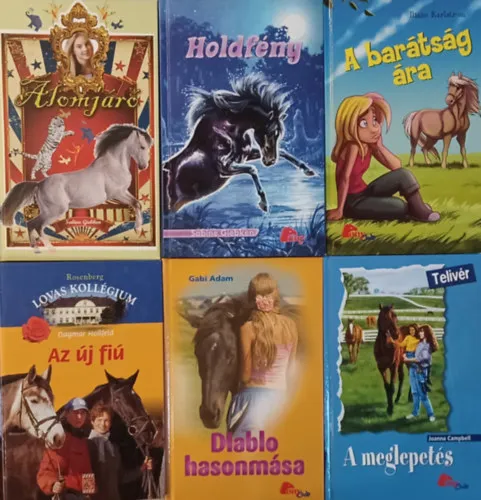 Csak ma Lovas könyvek: Az új fiú + A barátság ára + A meglepetés + Diablo hasonmása + Álomjáró + Holdfény ( (6 mű)