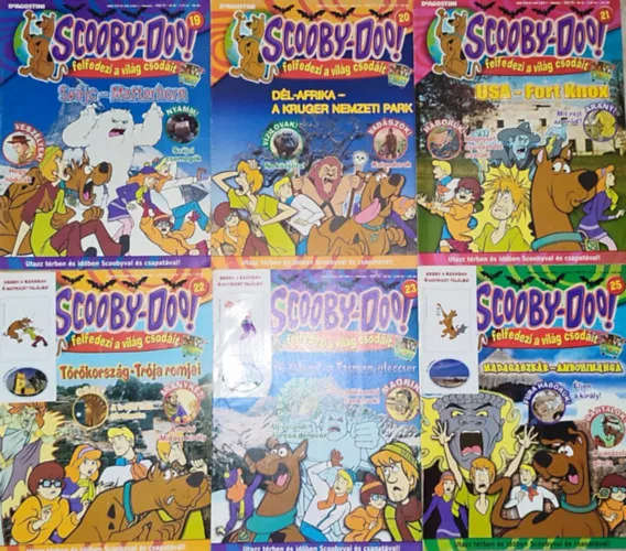 Joanna Dowgiallo-Tyszka (szerk.) - 6db Scooby-Doo! újság - 19., 20., 21., 22., 23., 25.-ös számúak Exkluzív ajánlat