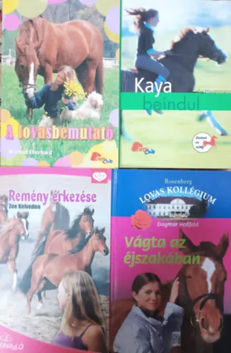Korlátozott ajánlat Vágta az éjszakában + Remény érkezése + Kaya beindul + A lovasbemutató (4 kötet)