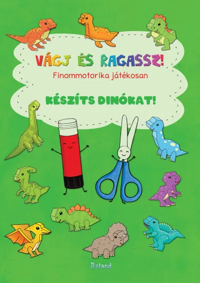Expressz szállítás Vágj és ragassz! Készíts dinókat! - Finommotorika játékosan