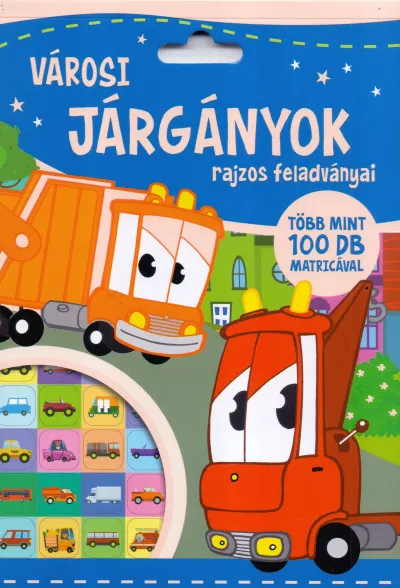 Olcsó Városi járgányok rajzos feladványai