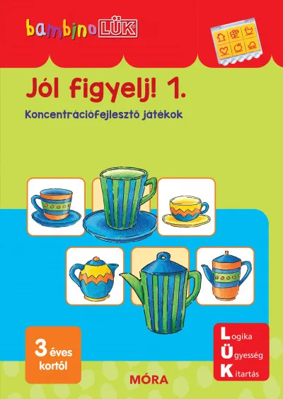 Jól figyelj 1. - LDI - 104 - Koncentrációfejlesztő játékok Rendeld meg most
