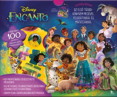 Legnépszerűbb Disney - Encanto - Táskakönyv - Az első táskakönyvem mesével, feladatokkal és matricákkal