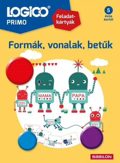Bestseller LOGICO Primo 3244a - Formák, vonalak, betűk - Feladatkártyák