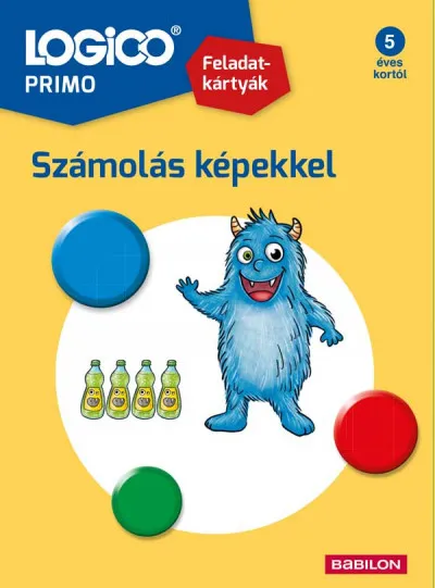 LOGICO Primo 1256 - Számolás képekkel - Feladatkártyák Outlet