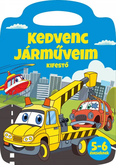Kedvenc járműveim kifestő - 5-6 éveseknek Kedvezmény