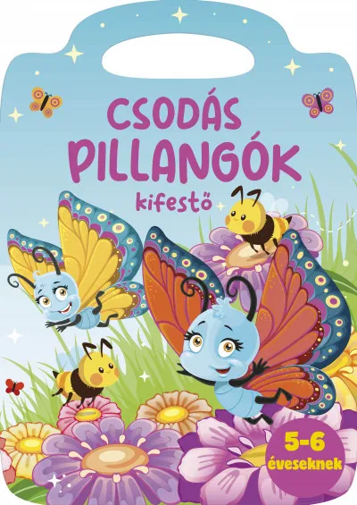 Szuper akció Csodás pillangók kifestő - 5-6 éveseknek