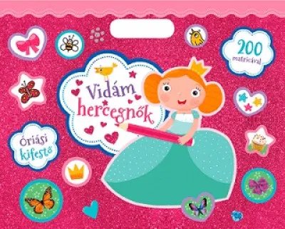 Óriás kifestő - Vidám hercegnők Azonnal elérhető
