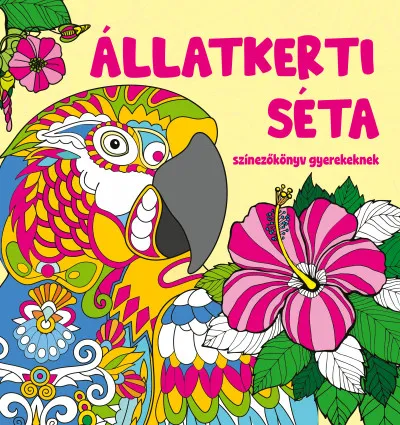 Azonnali szállítás Állatkerti séta - színezőkönyv gyerekeknek