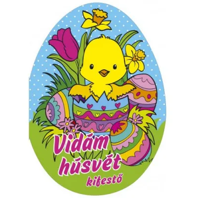 Utolsó esély Vidám húsvét - kifestő