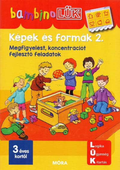 Képek és formák 2. - LDI-109 - Megfigyelést, koncentrációt fejlesztő feladatok - Bambino Lük Expressz kézbesítés