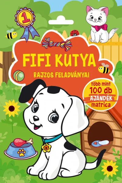 Legnépszerűbb Fifi kutya rajzos feladványai - Több mint 100 db ajándék matrica