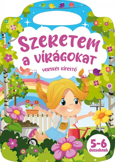 Azonnal elérhető Szeretem a virágokat - versikés kifestő