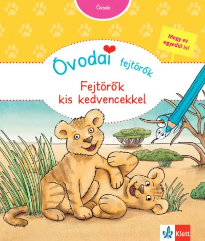 Óvodai fejtörők - Fejtörők kis kedvencekkel - Színes készségfejlesztő feladatlapok óvodásoknak Kedvezmény