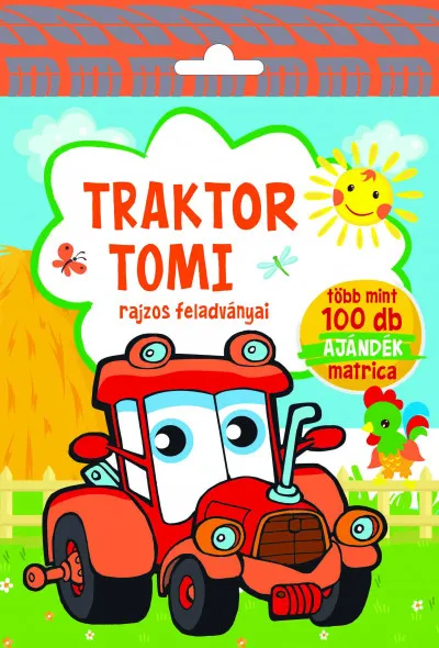 Bestseller Traktor Tomi - rajzos feladványai - Több mint 100 db ajándék matrica