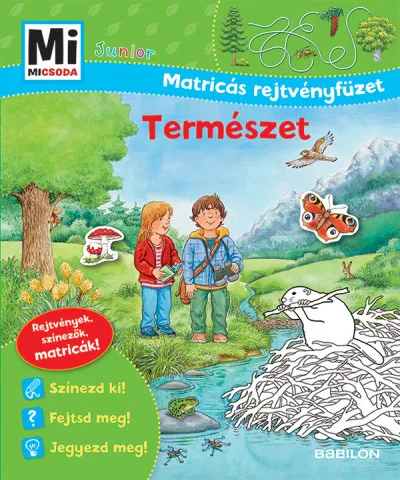 Exkluzív ajánlat Természet - Mi Micsoda Junior Matricás rejtvényfüzet