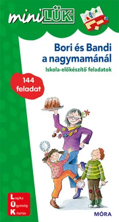 Akciós ár Bori és Bandi a nagymamánál - LDI233 - Iskola-előkészítő feladatok - MiniLÜK