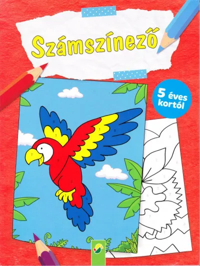 Végkiárusítás Számszínező (papagáj) - 5 éves kortól