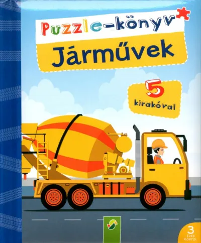 Biztonságos fizetés Puzzle-könyv: Járművek