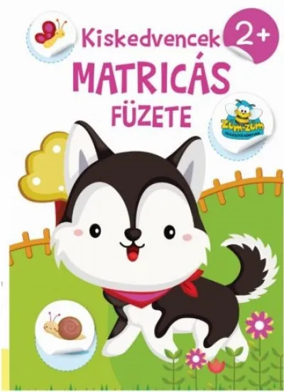 Csak ma Kiskedvencek matricás füzete