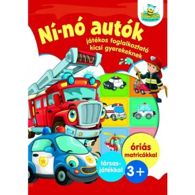 Nézd meg most Ní-Nó autók - Játékos foglalkoztató kicsi gyerekeknek