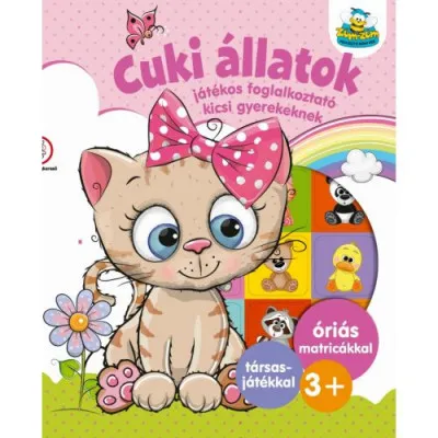 Cuki állatok - Játékos foglalkoztató kicsi gyerekeknek Legjobb ár