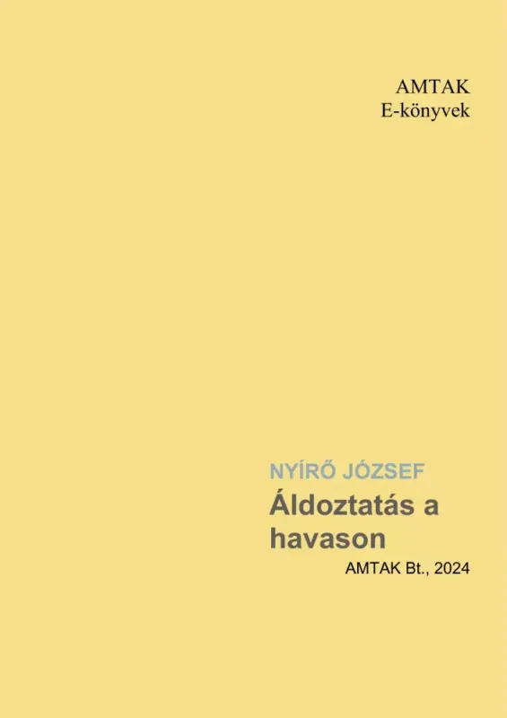 Olcsó Áldoztatás a havason - E-könyv