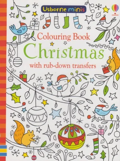 Colouring Book Christmas with Rub-Down Transfers Akciós ár