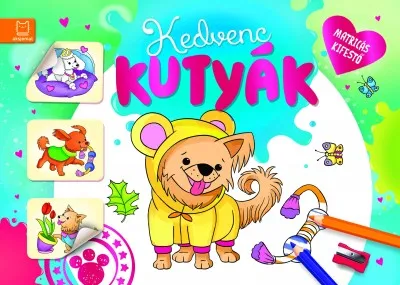 Matricás kifestő - Kedvenc kutyák Utolsó esély