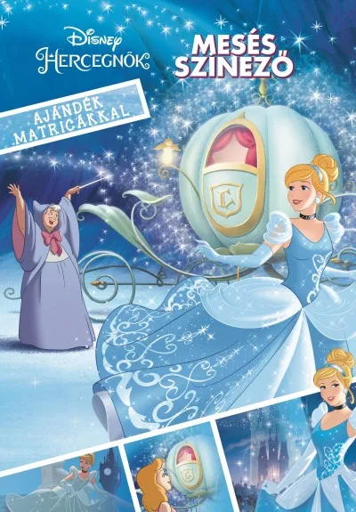 Gyors kiszállítás Disney Hercegnők - Mesés színező ajándék matricákkal