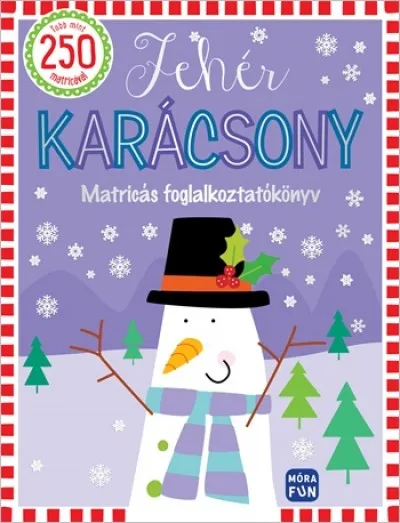 Ajánlat Fehér karácsony - Matricás foglalkoztató