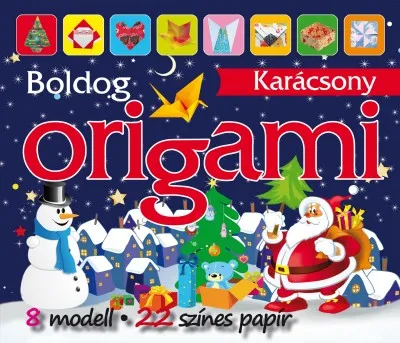 Boldog karácsony - origami Azonnal elérhető