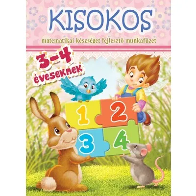 Expressz kézbesítés Kisokos - matematikai készséget fejlesztő munkafüzet 3-4 éveseknek